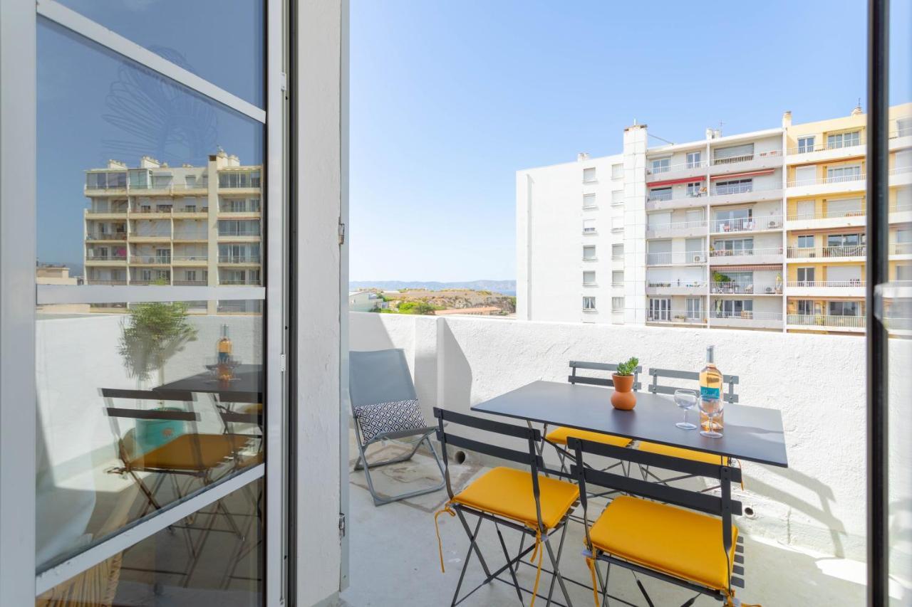 Maisonmars - Catalans Sur Mer - Appartement 1 Chambre - 4 Pers - Terrasse Vue Mer Clim Marselha Exterior foto