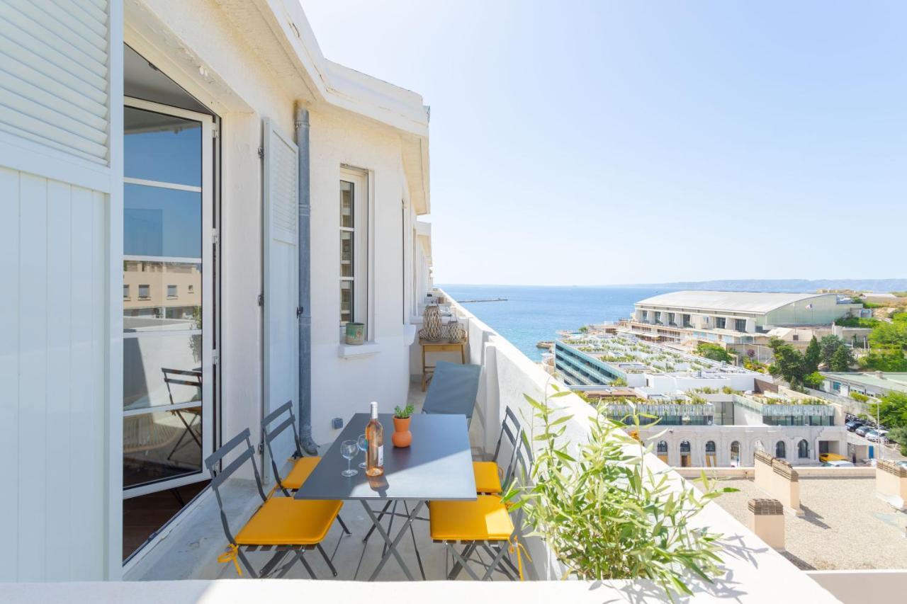 Maisonmars - Catalans Sur Mer - Appartement 1 Chambre - 4 Pers - Terrasse Vue Mer Clim Marselha Exterior foto
